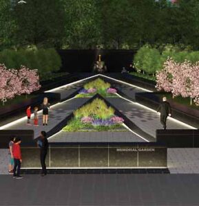 The Memorial Garden at the National Museum of the United States Army