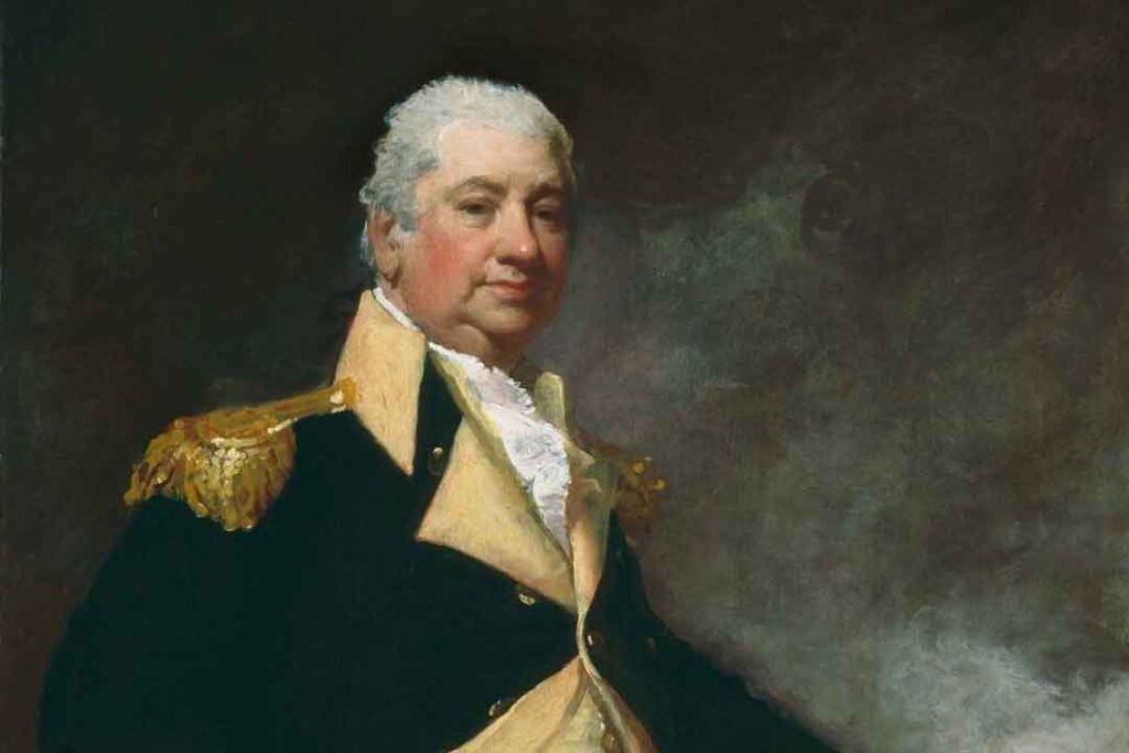 Major General Henry Knox, last serving Continental Army general, resigns his commission at West Point, New York, and returns to his home in Boston, Massachusetts.