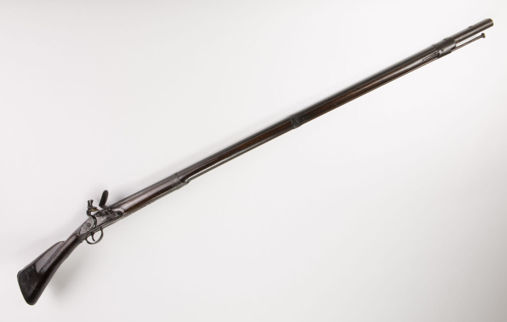 This Model 1728 Charleville is currently on display in the National Museum of the United States Army’s Founding the Nation Gallery. The Model 1728 was the second version of Charleville following its introduction and standardization with the French Army in 1717. (National Museum of the United States Army) 