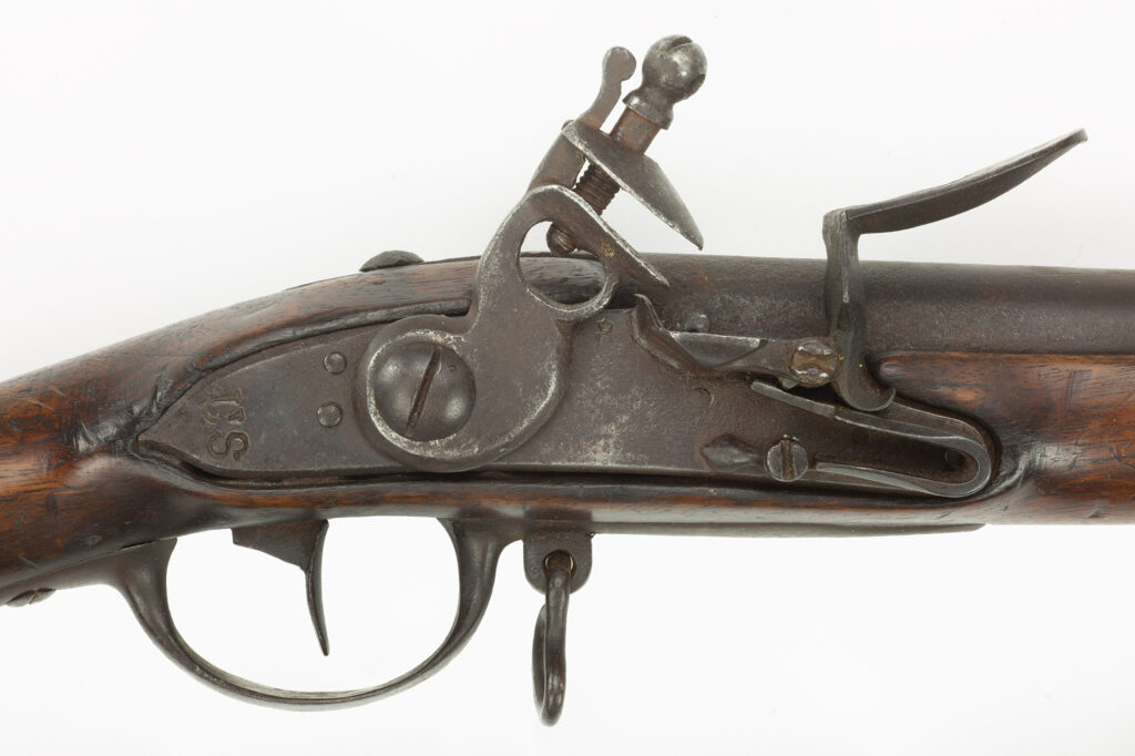 This Model 1728 Charleville is currently on display in the National Museum of the United States Army’s Founding the Nation Gallery. The Model 1728 was the second version of Charleville following its introduction and standardization with the French Army in 1717. (National Museum of the United States Army) 